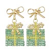 Handmade Glass Seed Beads Dangle Stud Earrings EJEW-MZ00545-02-2
