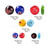 360Pcs 5 Styles Handmade Lampwork Beads LAMP-LS0001-03-4