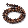 Natural Tiger Eye Round Bead Strands G-T055-6mm-04-2