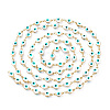 Handmade Enamel Link Chains STAS-I154-02G-3