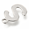 Non-Tarnish 201 Stainless Steel Charms STAS-C021-06P-S-3