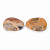 Natural Crazy Agate Thumb Worry Stone G-N0325-01-01-3