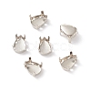 Brass Sew on Prong Settings KK-G246-7x10mm-P-3