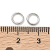 Tarnish Resistant 304 Stainless Steel Open Jump Rings X-STAS-Q186-02-6x0.8mm-4