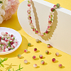 2 Strands Natural White Jade Beads Strands G-ME0001-19-5