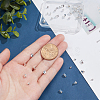 40Pcs 2 Styles Brass Bead KK-NB0003-47S-3