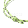 Adjustable Polyester & Spandex Cord Bracelets for Men Women BJEW-JB12092-03-4