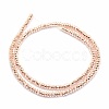 Electroplate Non-magnetic Synthetic Hematite Beads Strands G-L485-06A-LRG-2