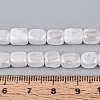 Electroplate Natural Quartz Crystal Beads Strands G-T144-32-5