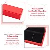 Rectangle PU Leather Necklace  Storage Boxes with Velvet Inside CON-WH0094-31D-02-5