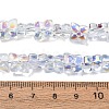 Transparent Glass Beads Strands GL-CBAAE04-02G-2