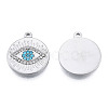 304 Stainless Steel Pendants STAS-N098-178P-1