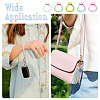 10Pcs 5 Colors Alloy Spring Gate Rings FIND-TA0008-59A-8