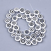 Handmade Evil Eye Lampwork Beads Strands LAMP-S191-02C-14-1