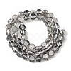 Electroplate Glass Beads Strands X-EGLA-L045-G-PL04-2