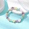 Natural Gemstone Chip Stretch Bracelets for Women BJEW-JB11019-02-2