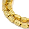 Electroplated Synthetic Non-magnetic Hematite Beads Strands G-G174-C01-01-3