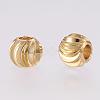 Brass Spacer Beads KK-G312-01G-5mm-G-2