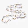 304 Stainless Steel Chain Necklaces STAS-P164-27GP-1