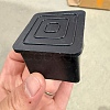 Square Shaped Plastic Furniture Leg Covers KY-WH0048-34C-1