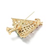 Christmas Alloy Rhinestone Brooch for Backpack Clothes JEWB-I045-01KCG-01-2