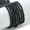Synthetic Blue Goldstone Beads Strands G-N0200-01D-2mm-2