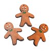 Single Face Christmas Printed Wood Big Pendants WOOD-D025-22-2