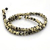 Round Natural Dalmatian Jasper Beads Strands G-N0120-23-4mm-2