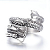 316 Surgical Stainless Steel Wide Band Rings RJEW-F054-03AS-21mm-2