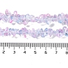 Spray Painted Transparent Glass Beads Strands X-GLAA-P060-01A-16-5