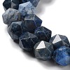 Natural Dumortierite Quartz Beads Strands G-G030-A04-01-4