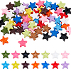 56Pcs 14 Style Spray Painted Alloy Beads FIND-FH0007-83-1