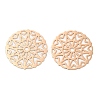 Long-Lasting Plated Brass Filigree Joiners KK-K336-13KCG-1