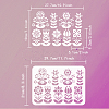 Plastic Drawing Painting Stencils Templates DIY-WH0396-203-2