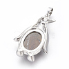 Natural Tiger Eye Pendants G-L512-A25-3