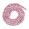 Electroplate Rondelle Glass Beads Strands GL-T021-2x2.5mm-17-24-2