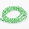 Transparent Glass Bead Strands GLAA-G013-4mm-55-2