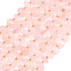 Natural Rose Quartz Beads Strands G-RM250109-A18-2