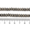 Electroplated Natural Lava Rock Beads Strands G-A234-F02-01H-4