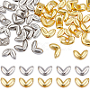 50Pcs 2 Colors Brass Beads KK-BBC0018-23-1