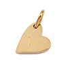 304 Stainless Steel Charms STAS-L291-01G-K-2