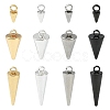 15Pcs 3 Styles 201 Stainless Steel Pendants STAS-YW0002-70-2