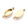 304 Stainless Steel Connector Cabochon Settings STAS-N115-33G-2