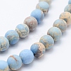 Natural Imperial Jasper Beads Strands X-G-K232-6mm-01A-3