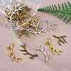 DIY Antler Shape Earring Making Kit DIY-SZ0009-11-3
