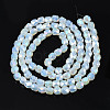 Electroplate Glass Beads Strands X-EGLA-N002-13-A14-2