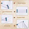 3 Stes 3 Styles Plastic Cross Stitch Embroidery Hoops DIY-CP0012-44A-5