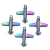 Rainbow Color Alloy Pendants PALLOY-N156-192-NR-1