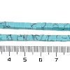 Synthesis Turquoise Beads Strands G-B129-A07-01-5