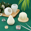 2Pcs 2 Style DIY Candle Silicone Molds DIY-FH0004-10-4